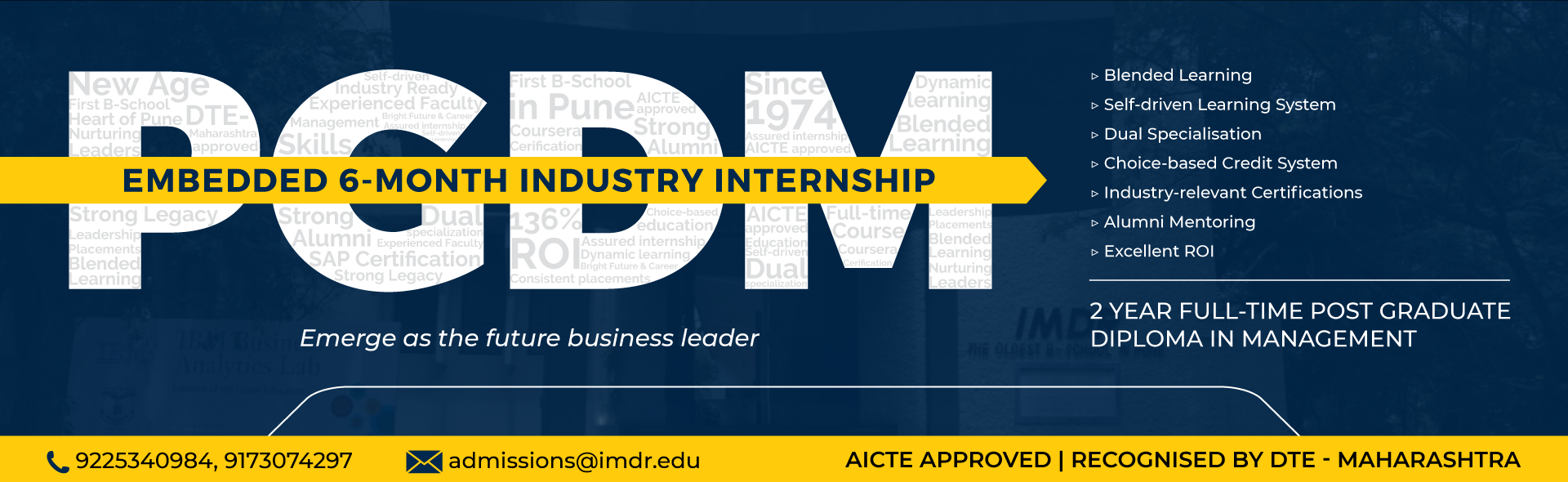 EMBEDDED 6-MONTH INDUSTRY INTERNSHIP